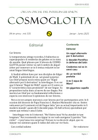 latest issue of Cosmoglotta